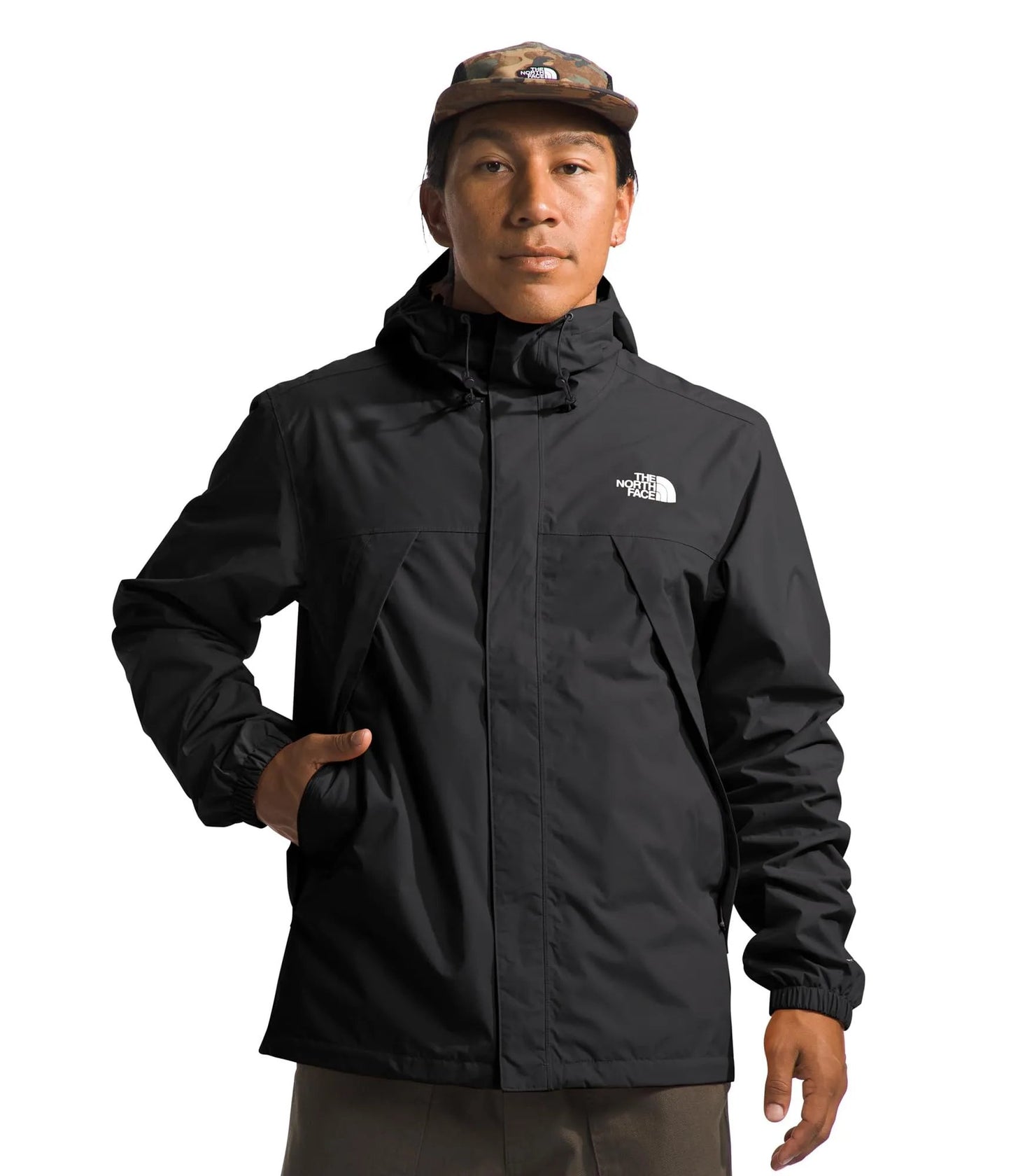 THE NORTH FACE Antora Men's Jacket (Pack of 1)--Street wear urban-Size:3XL-Color:TNF Black-NPF-Street wear urban
