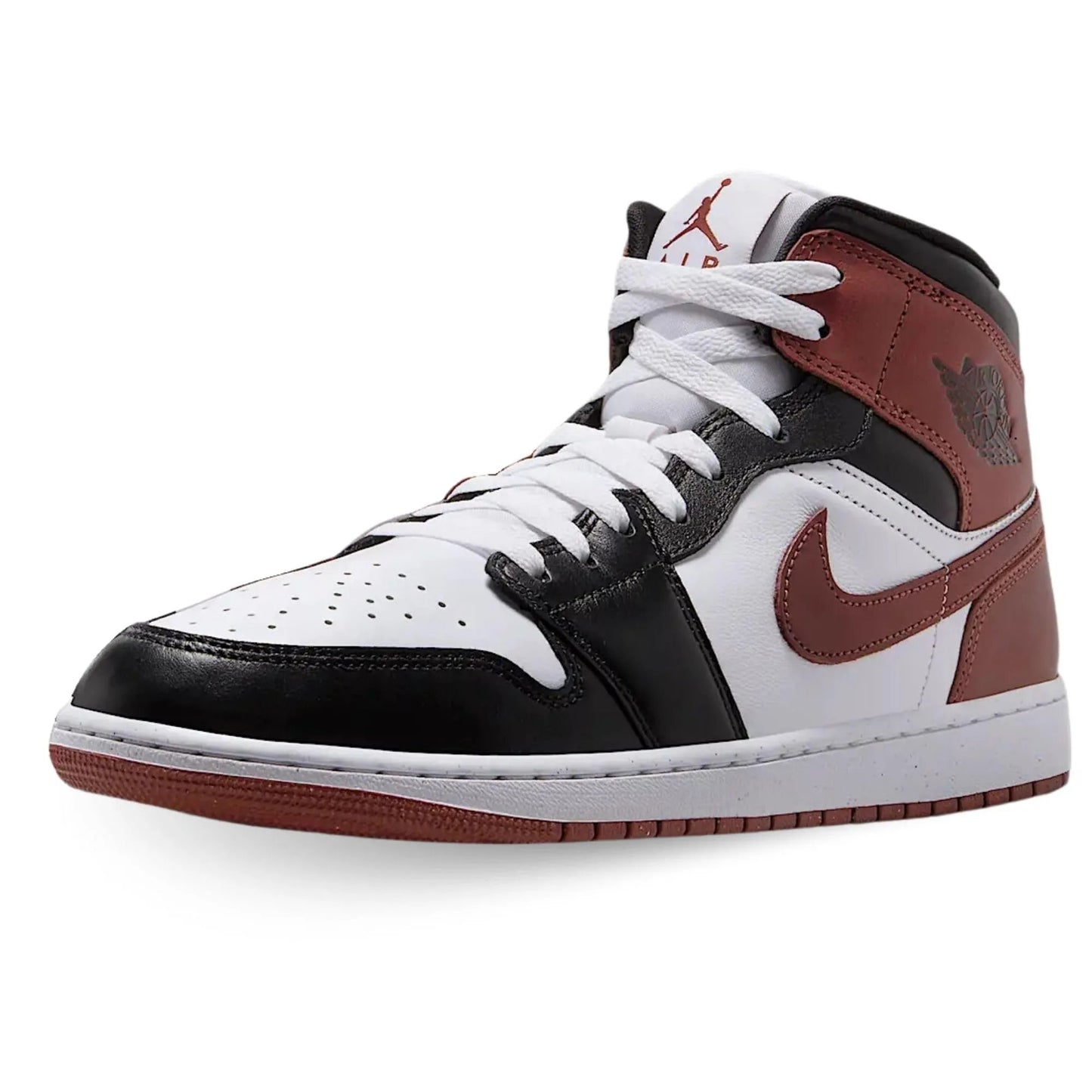 Air Jordan 1 Mid SE "WHITE/DARK PONY - BLACK" - Street wear urban