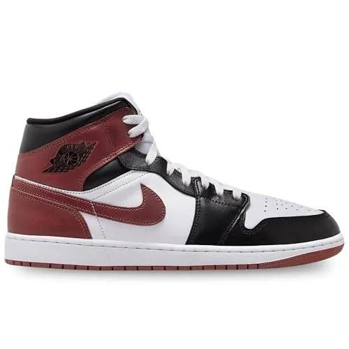 Air Jordan 1 Mid SE "WHITE/DARK PONY - BLACK" - Street wear urban