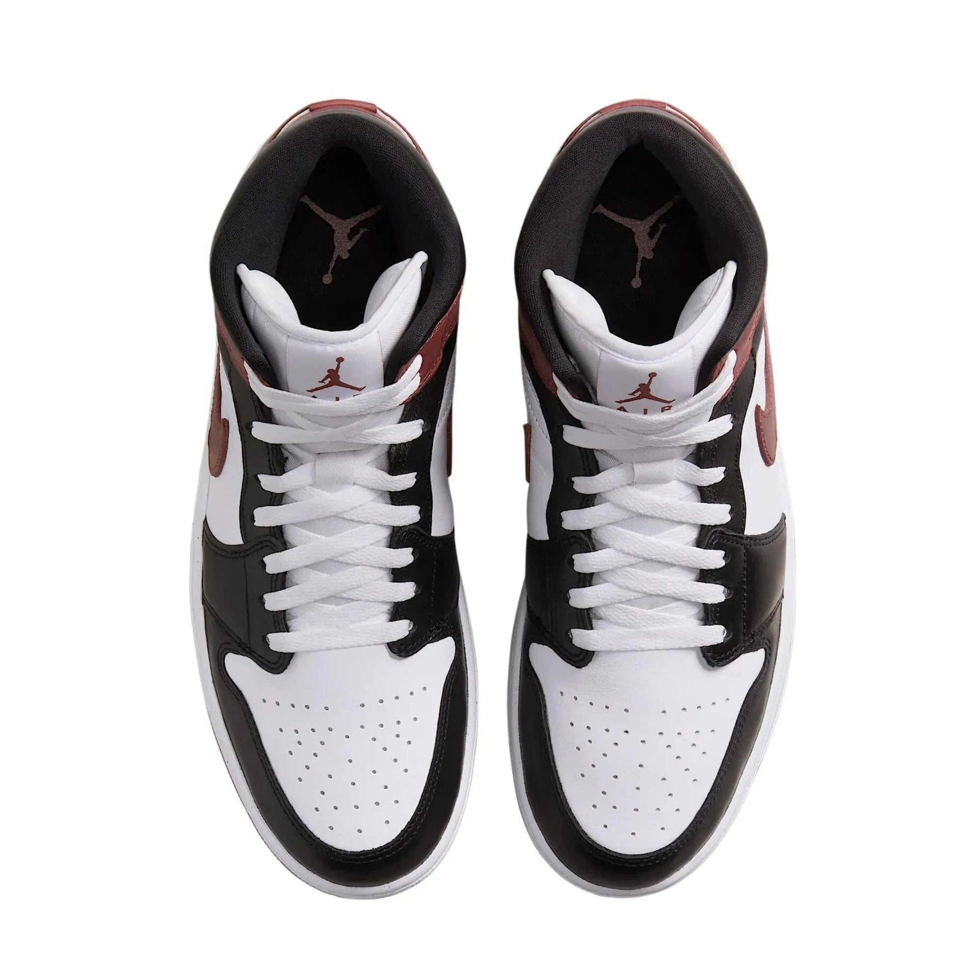 Air Jordan 1 Mid SE "WHITE/DARK PONY - BLACK" - Street wear urban