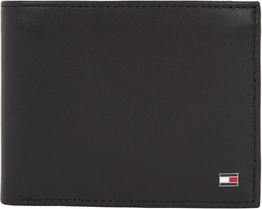 Tommy Hilfiger Men's Eton Trifold Wallet with Coin Slot - Street wear urban